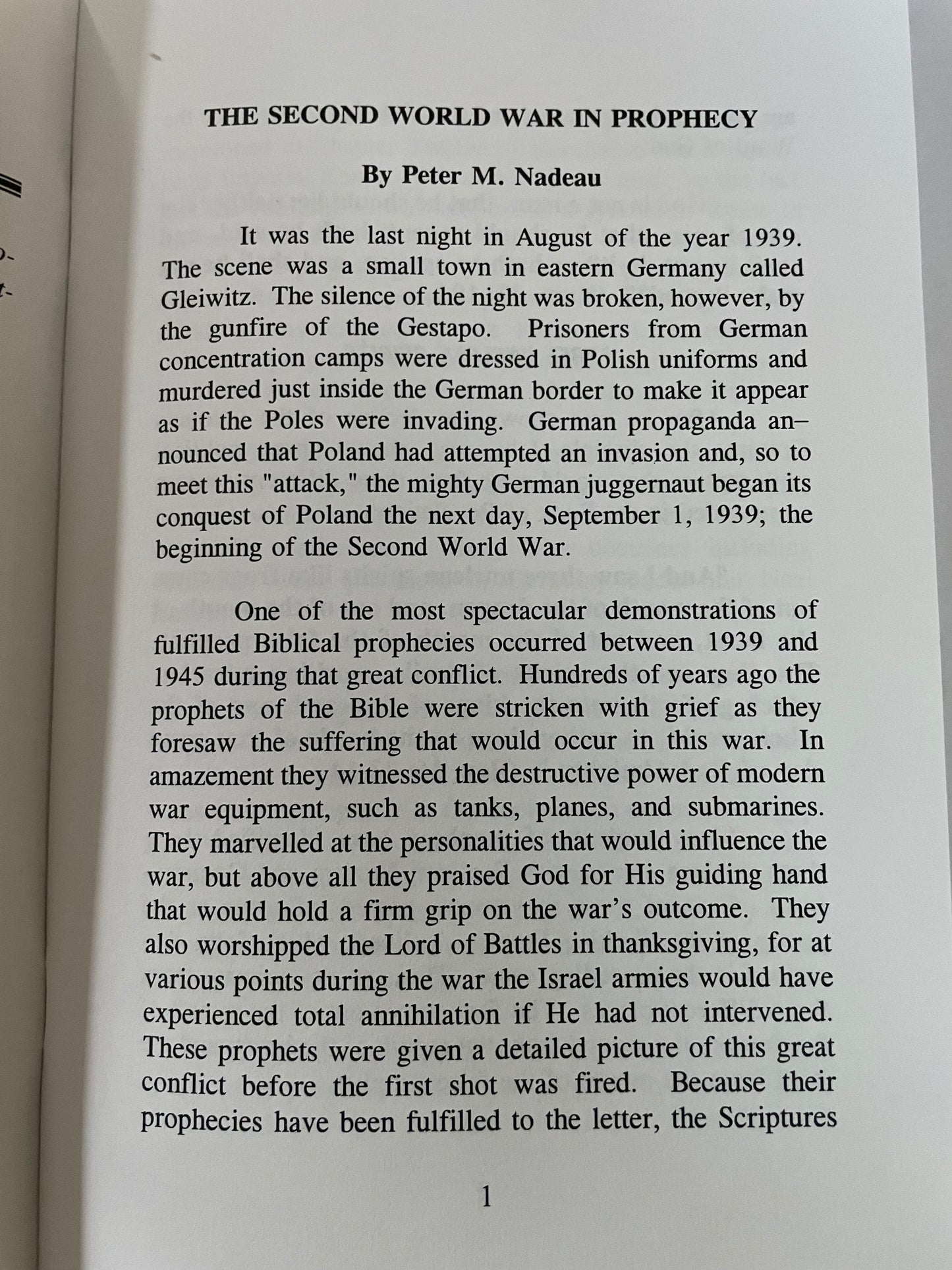 Second World War in Prophecy