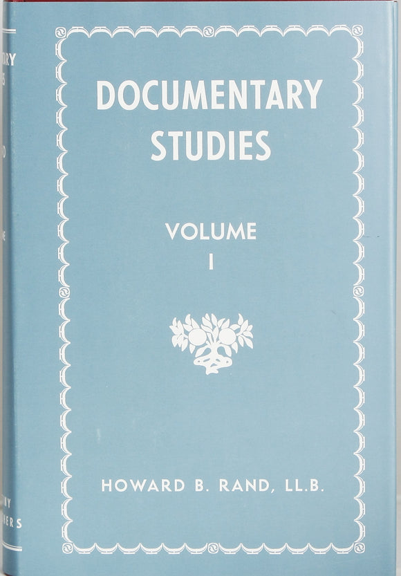 Documentary Studies Vol 1