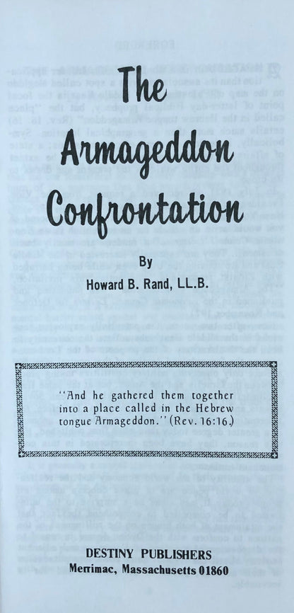 Armageddon Confrontation, The