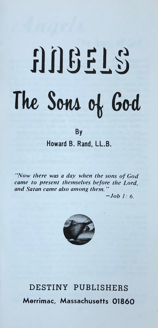 Angels: The Sons of God