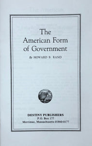 American Form of Government