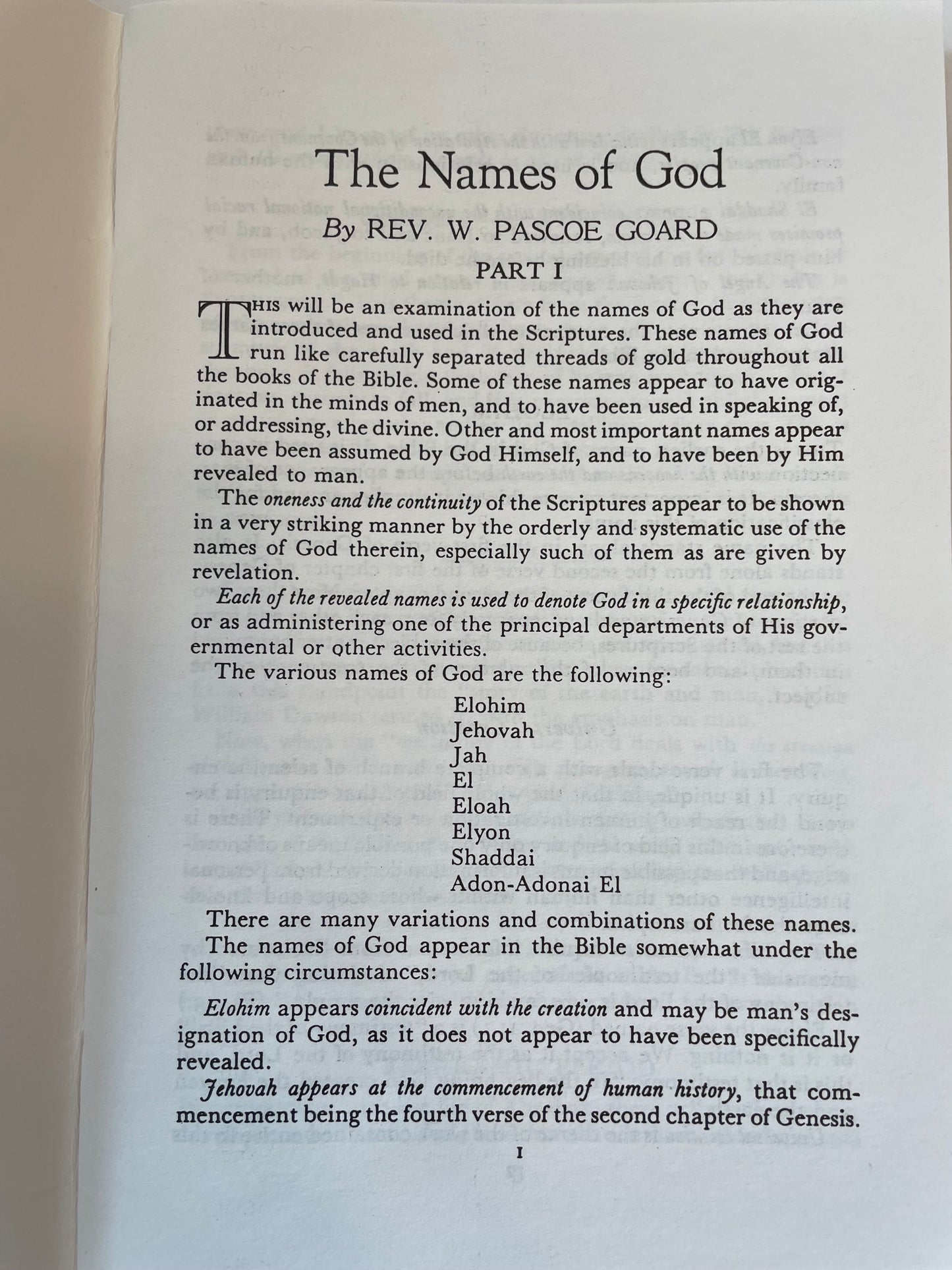 The Names of God