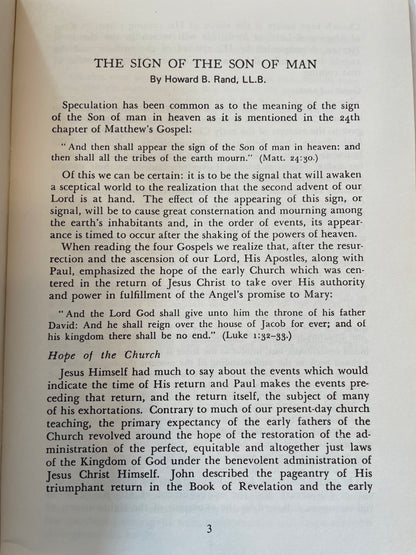 Sign of the Son of Man