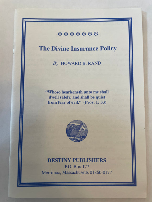 The Divine Insurance Policy