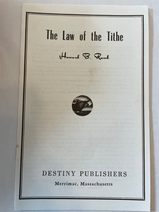 Law of the Tithe, The