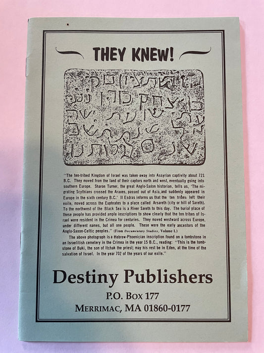 They Knew!