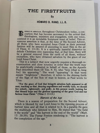 The Pattern of the Harvest