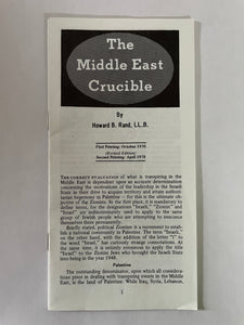 The Middle East Crucible