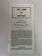 The Lord of Battles