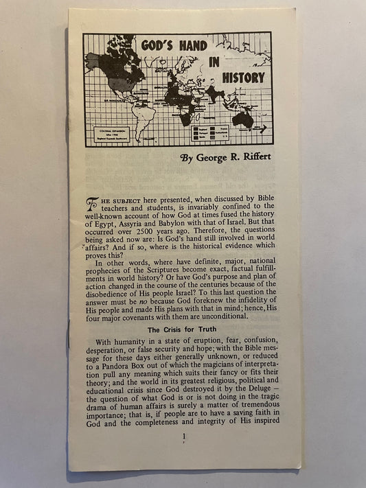 God’s Hand in History