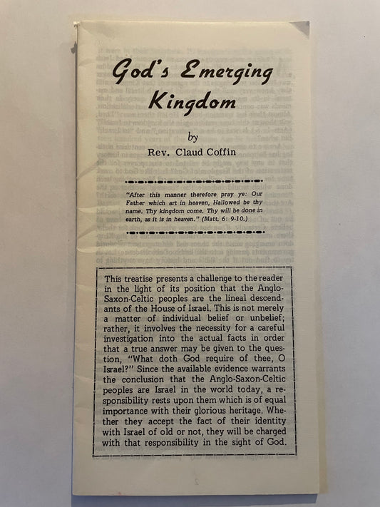 God’s Emerging Kingdom