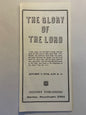 The Glory of the Lord