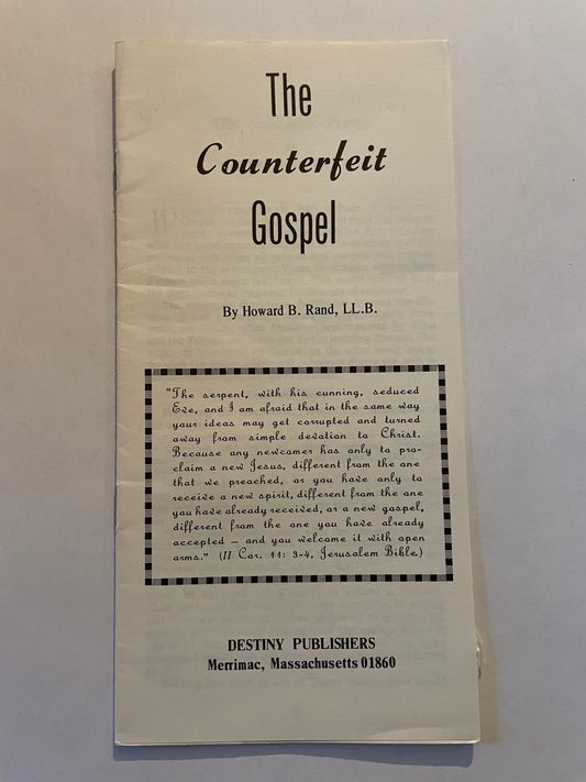 The Counterfeit Gospel
