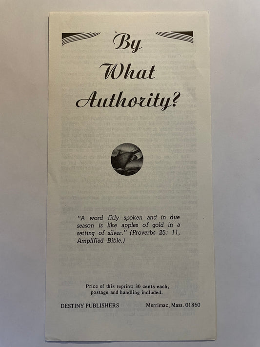 By What Authority