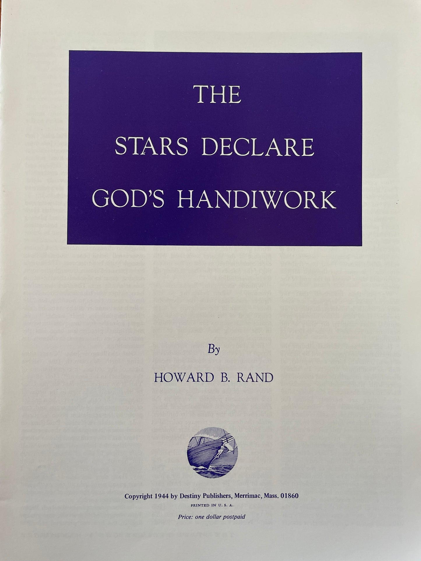 Stars Declare God’s Handiwork