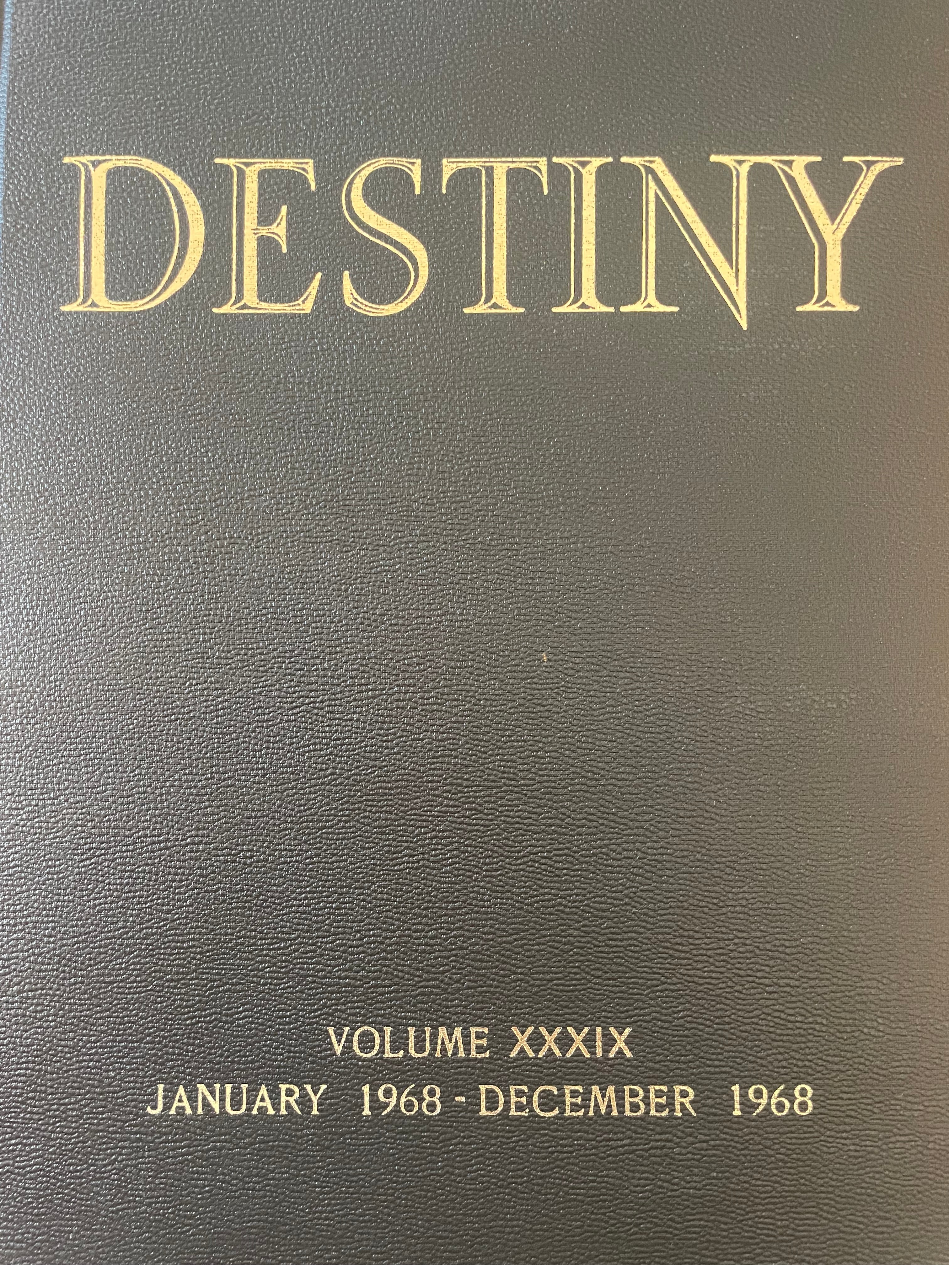 Destiny Magazines Bound Volume 1957 thru 1968 - Specify Year of ...