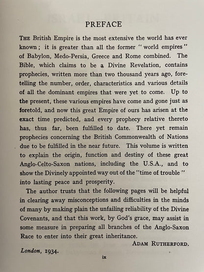 Israel-Britain or Anglo Saxon Israel