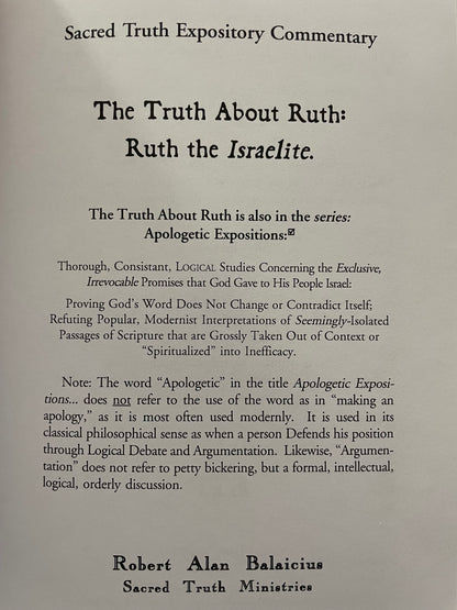 Ruth The Israelite