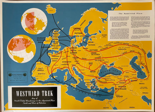 Westward Trek Chart 24" x 34"