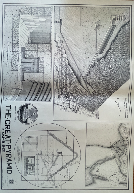 Great Pyramid Wall Chart – 16” x 11”