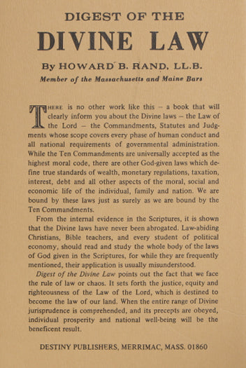 Digest of the Divine Law